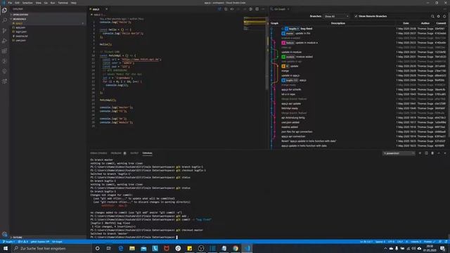 git rebase einfach erklärt und der Unterschied zu git merge смотреть онлайн
