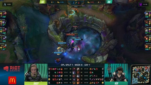 OPL 2020 - Split 1 Week 6 Game 3 - Dire Wolves vs Legacy смотреть онлайн