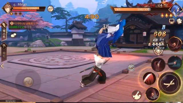 Samurai Showdown Mobile Gameplay Обзор Первый взгляд Летсплей (Android,APK,iOS) Игра за Самурая смотреть онлайн