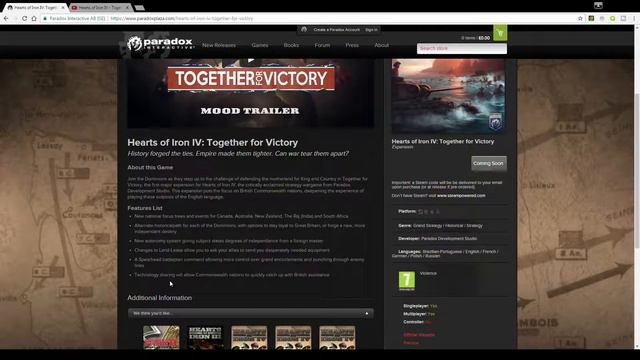 Hearts of Iron IV: Together for Victory Expansion - Talk through смотреть онлайн