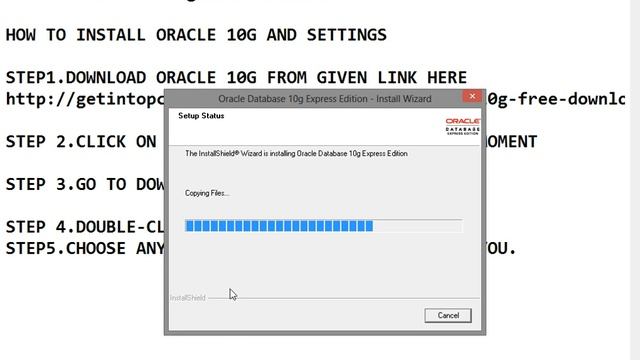 oracle 10g in any window 1000% easy D-TECH смотреть онлайн