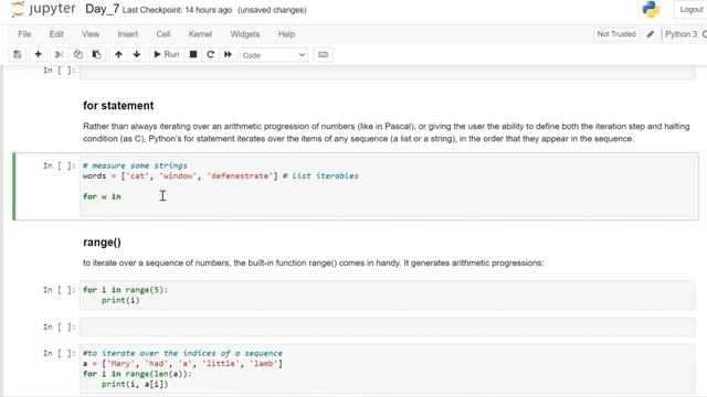 Python session - loops and list comprehension - day 7 смотреть онлайн