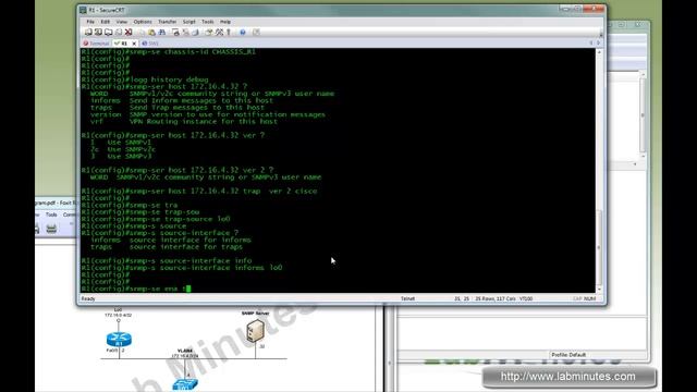 LabMinutes# RS0007 - Cisco Router and Switch SNMP Configuration смотреть онлайн