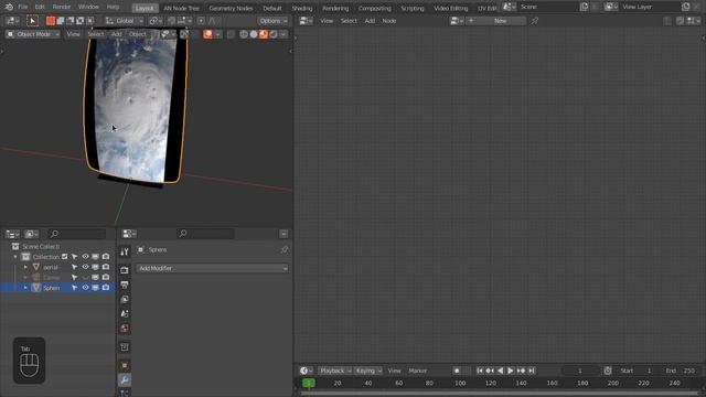 Cyclone Flowmap with Geometry Nodes and Animation Nodes in Blender - Tutorial смотреть онлайн
