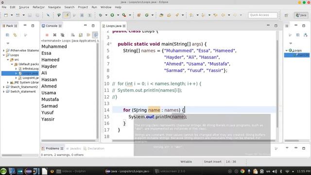 44 Java Loops foreach While جافا عملية التكرار смотреть онлайн