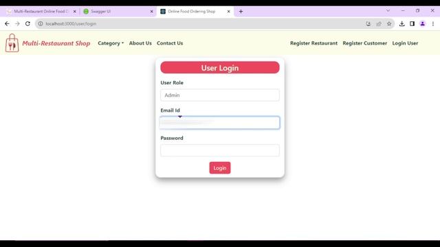 Multi Restaurant Online Food Ordering System Project using Spring Boot, React JS, MySQL смотреть онлайн