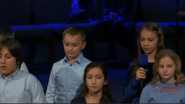 Участие группы воскресной школы 