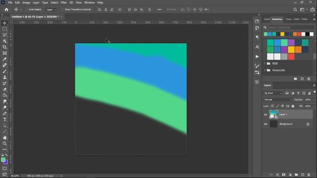 Quick Photoshop Tutorial: Simple Grainy Gradient Background смотреть онлайн