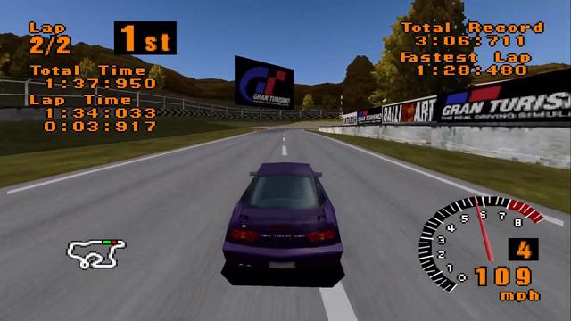 Gran Turismo (1997) | #032 | Arcade Mode: Autumn Ring (Difficult) смотреть онлайн