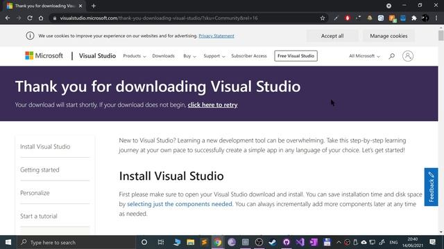 Setup Visual Studio Windows For C - C Programming смотреть онлайн