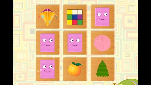 Геометрические фигуры, развивающий мультик-игра для детей 3-4 года