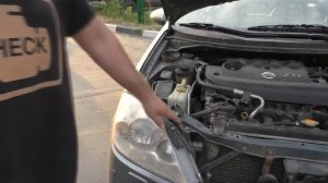 Как снять переднюю фару ниссан примера