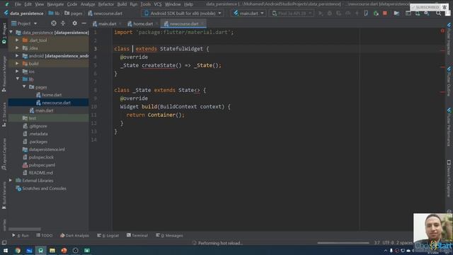58- Flutter Storage - SQLite Database part 1 (Arabic) смотреть онлайн