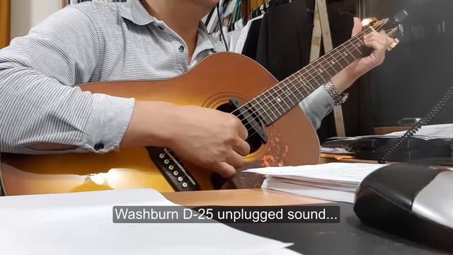 Một cõi đi về (TCS) Washburn D-25 Unplugged Sound - Vlog #279 смотреть онлайн