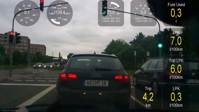 Torque & Trackrecorder - Driving with Peugeot 206 смотреть онлайн