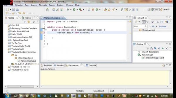 Java Tutorial 8 - Random Number Generator