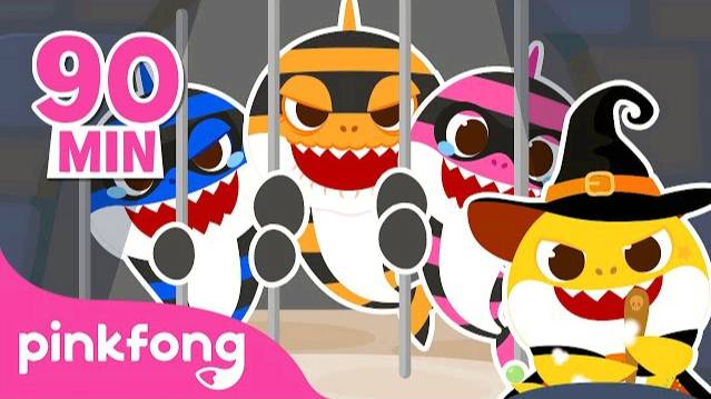 Thief Shark Family Hide-and-seek + More | Halloween Cartoon Special | Pinkfong Baby Shark Official