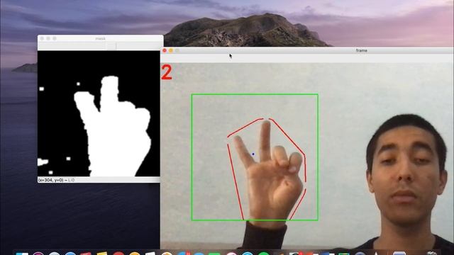 Hand Gesture Recognition using OpenCV смотреть онлайн