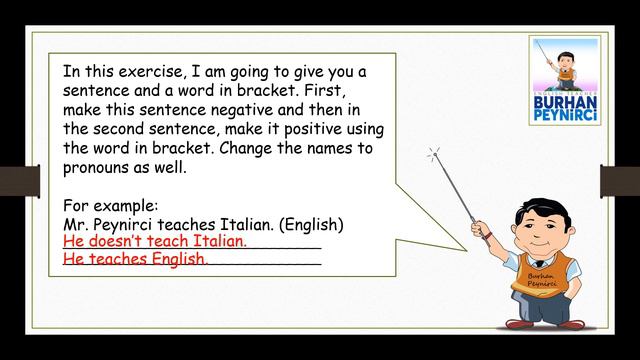Simple Present Tense Exercises + PDF - Negative forms - Easy English Lessons смотреть онлайн