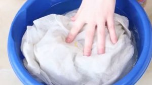 Как стирать ТЮЛЬ правильно! Способ стирки тюля с использованием соли и столового уксуса!