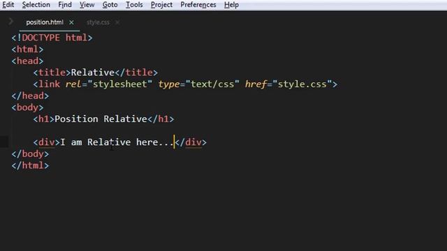 Position Relative in CSS | Difference in Relative and Absolute #6 смотреть онлайн