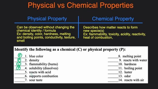 Physical vs Chemical Properties Examples, Practice Problems, Definition, Explained, Summary смотреть онлайн