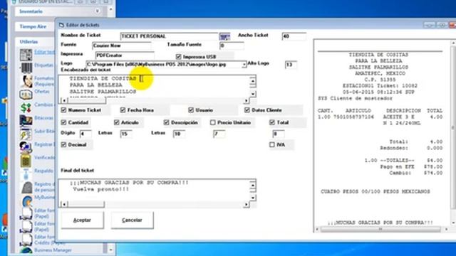 Mybusiness Pos Editor de ticket | Solución 2019 смотреть онлайн