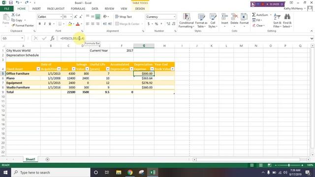 Chapter 6 Video Excel for Accounting смотреть онлайн