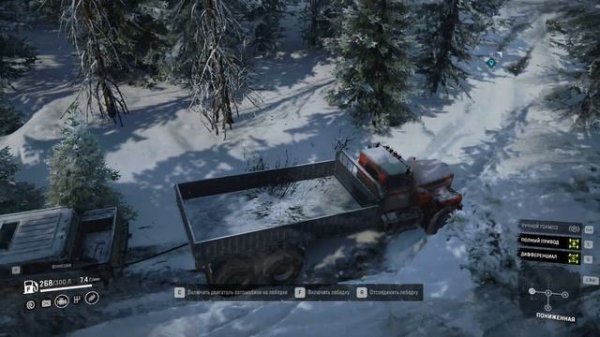 SnowRunner - Прохождение доп. миссии ( Утонувший «Хаммер» ) Alaska, USA - Challenging game mode