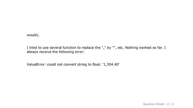 Pandas : Cannot convert string to float in pandas (ValueError) смотреть онлайн