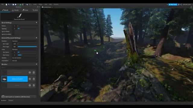 Forest Trail [SpeedBuild] (ROBLOX Studio) {Realistic Showcase}