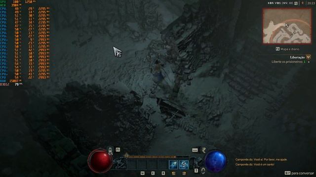 Teste do Diablo 4 rodando numa CPU Xeon E5 2650 v3, Vídeo card AMD RX 570 4GB, 20GB RAM DDR4 смотреть онлайн