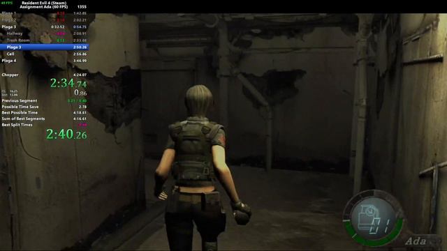 RE4 Assignment Ada, PC Steam 60fps, 4:23.30 (4:31.68 RTA) смотреть онлайн