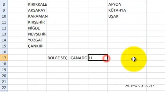Excel'de Seçmeli Hücre ( Veri ) Oluşturma смотреть онлайн