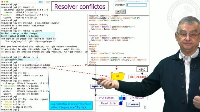 Mooc Git y GitHub - Integracion de ramas con rebase смотреть онлайн