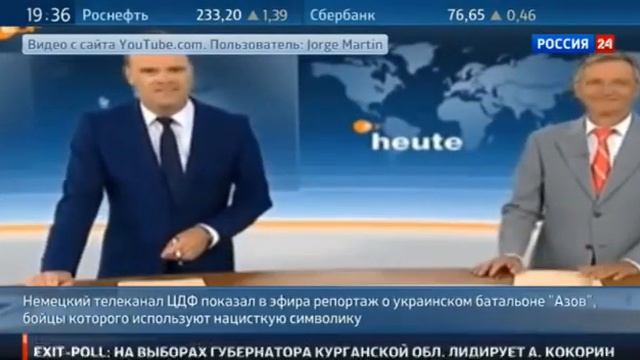 НЕМЦЫ в УЖАСЕ... увидев флаг батальон 'Азов' на Украине!!! смотреть онлайн