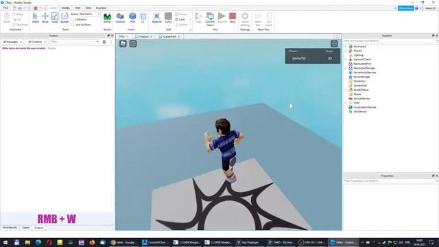 Roblox - Создание obby - 6 - создание мира, функции, респавн, генератор случайных чисел смотреть онлайн