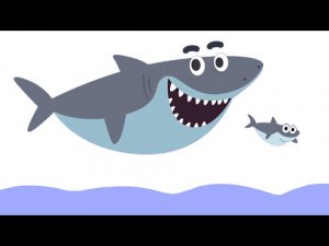 АКУЛЕНОК развевающая песенка мультик. Танцы для детей