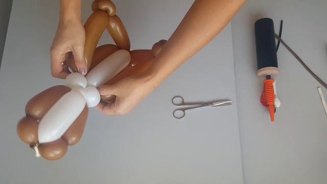 Собачка из шаров. Мастер класс. Как сделать. Balloon dog. Balloons. DIY. Hand made. How make смотреть онлайн