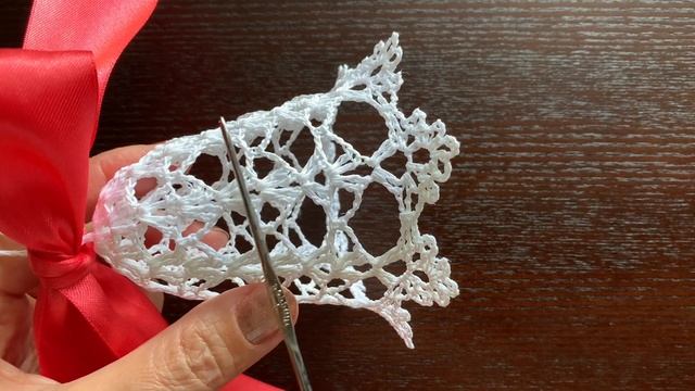 Как связать крючком колокольчик на елку - #9 смотреть онлайн