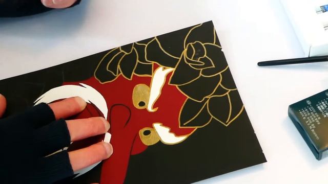 Tengu mask speed paint смотреть онлайн