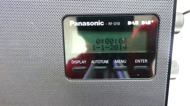 Panasonic RF-D10, Digital Radio with RDS (DAB + FM) смотреть онлайн