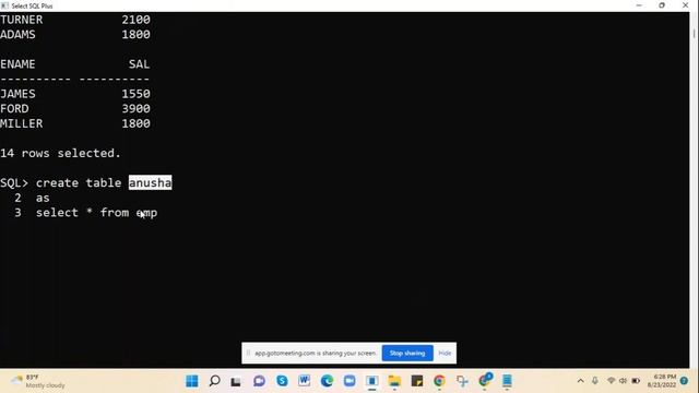 23 August 2022 SQL ALTER command смотреть онлайн