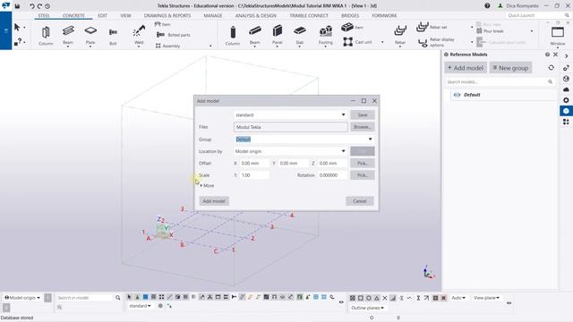 Video Tutorial Import Model IFC Revit ke Tekla Structure смотреть онлайн
