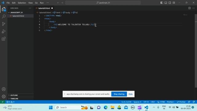 Javascript output methods telugu how to display output in browsers console? web development.