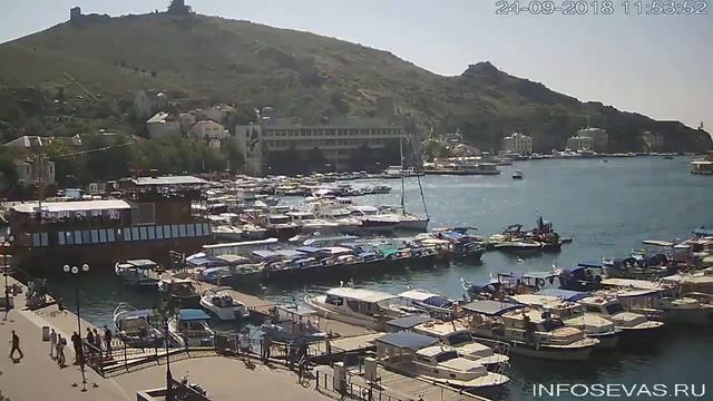 Балаклава, набережная Назукина.24 сентября 2018 года смотреть онлайн
