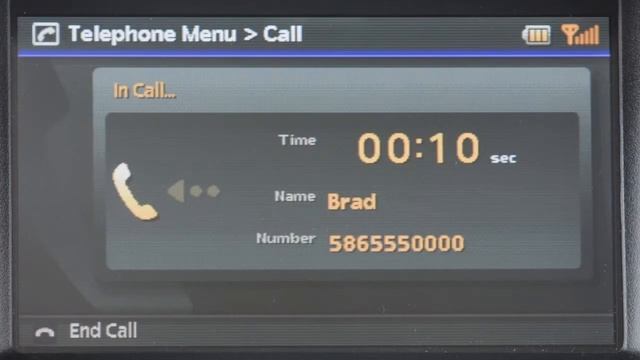 2013 Infiniti G Sedan - Bluetooth Hands-Free Phone System without Navigation Ending a Call смотреть онлайн