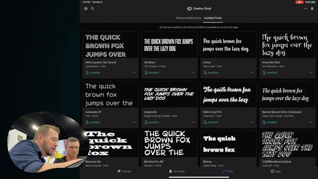 Over 17,000 fonts on your iPad or iPhone with Adobe Fonts! смотреть онлайн