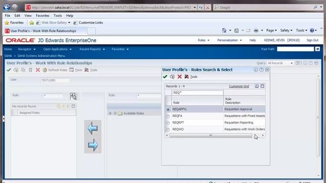 Setting up a JDE User Account смотреть онлайн