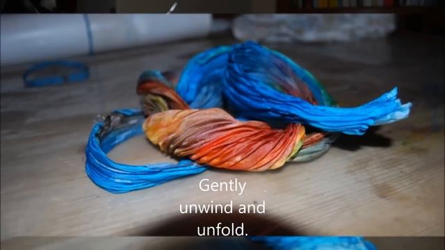 How to make a Batik Feather Shibori Silk Scarf смотреть онлайн